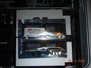 The new ram in its anti static bag